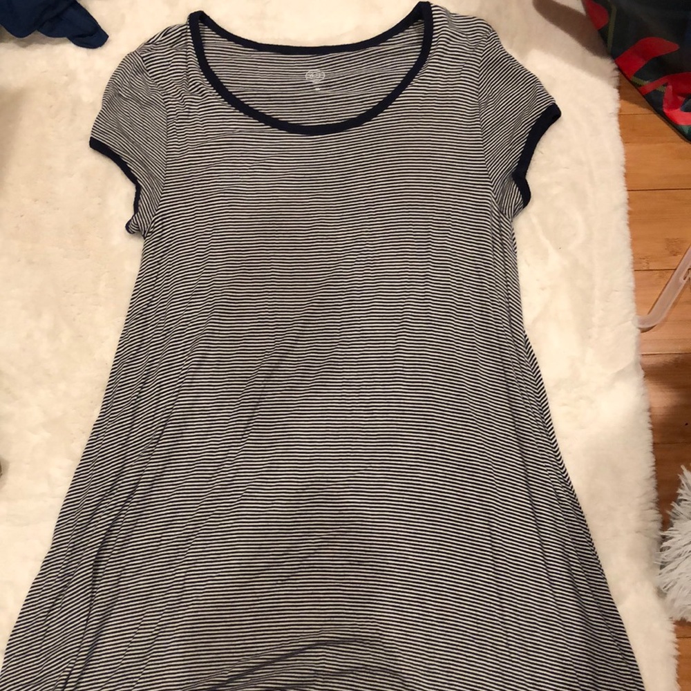 Stripped T-shirt dress